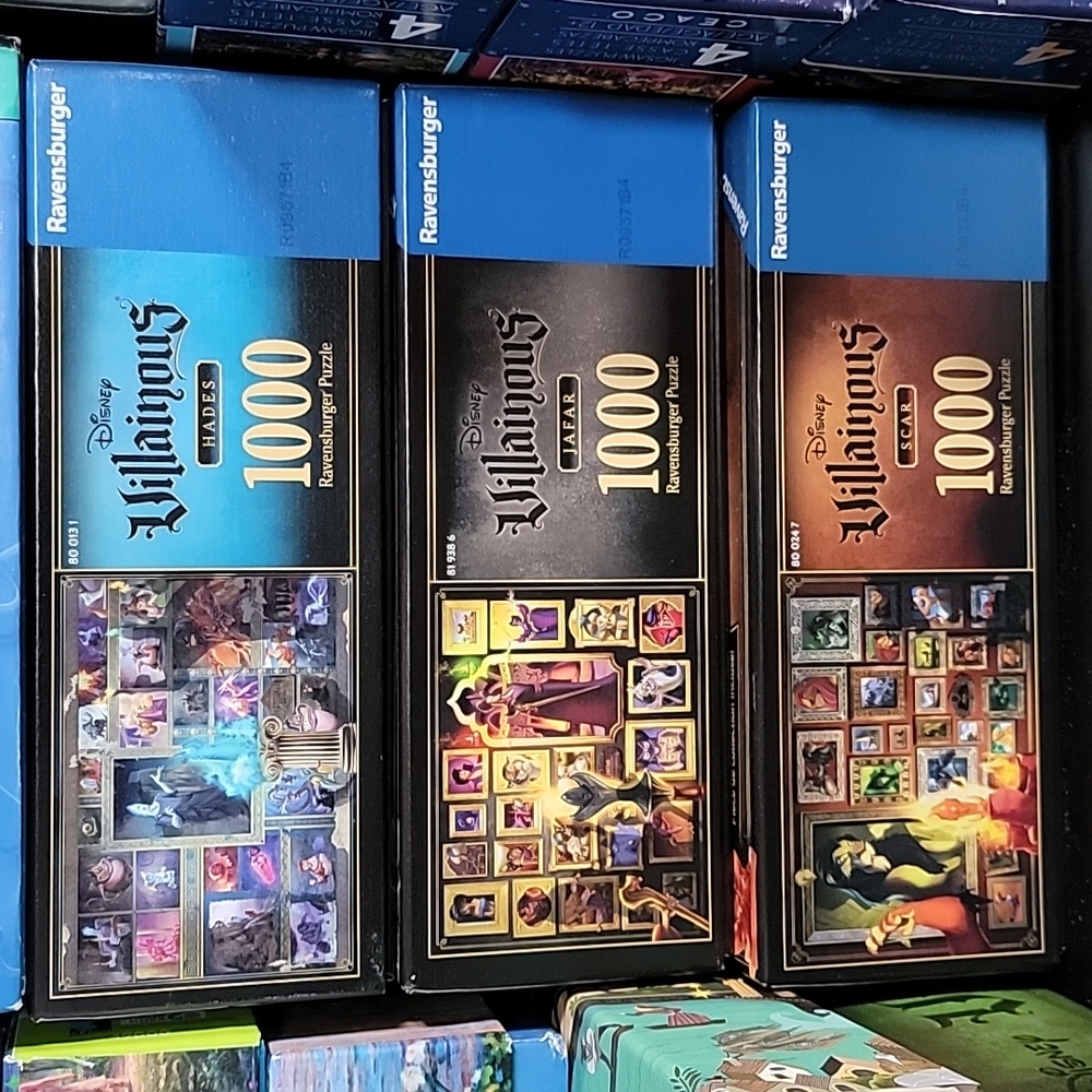 Disney Villainous Puzzles & Board/Card Game Bundle!! ✨